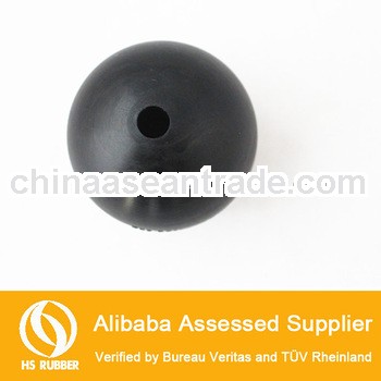 custom mould solid bouncy ball with hole
