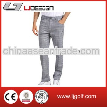 custom polyester dry fit stripe men golf pants