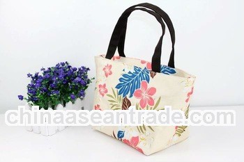 cute girls printing summer canvas handbags for girls