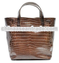 Genuine Crocodile Skin Handbag