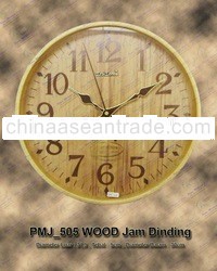 Souvenir Wallclock Promotion PMJ_505 WOOD JAM DINDING Souvenir/ Gift/ Promotion