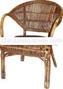 rattan arm chair