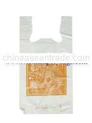 T-shirt plastic bag made in 