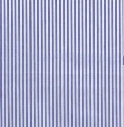 Blue Color Stripe Cotton Fabric