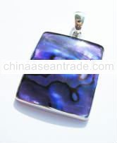 Purple Paua Protection Pendant