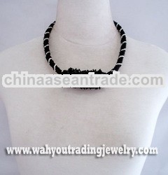 glass beads necklace