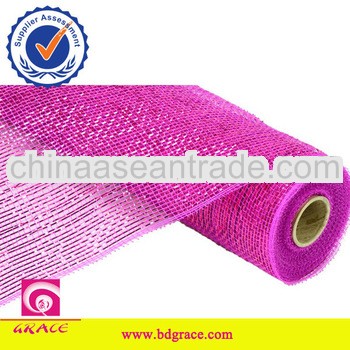 decoration deco plastic polypropylene mesh bows