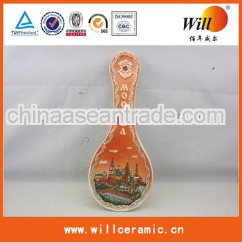 decorative ceramic spoon rest,ceramic souvenir spoon rest