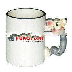 sublimation animal shaped mug