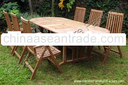 Wisnu Teak Outdoor Dining Furniture Sets