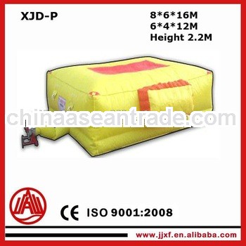 different sizes firefighting high strength fibre Life saving mattress with one blower