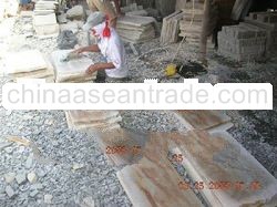 Sandstone Paving Slabs: Yellow Palimanan Sandstone Slabs