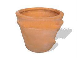 Indoor ceramic terracotta planter