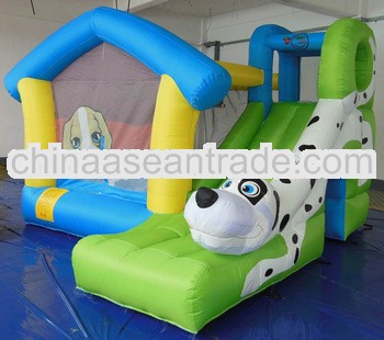 dog inflatable castle with slide/inflatable bouncer