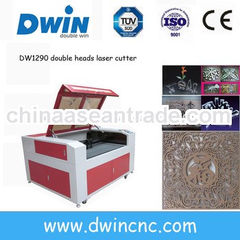 double heads cnc acrylic laser cutting & engraving machine DW1290