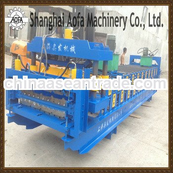 double layer roof sheet profile drawing roll forming machinery