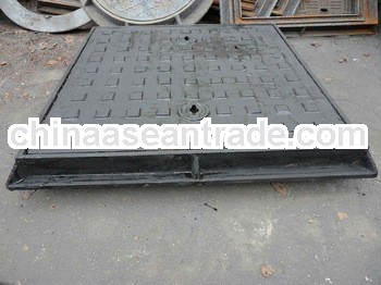 double seal square iron manhole cover