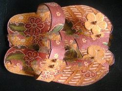 Batik Leather Sandals