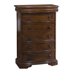 Mahogany Classic Chest with 5 Drawers