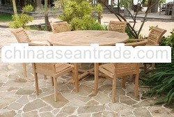 Bristol Round Table Teak Set