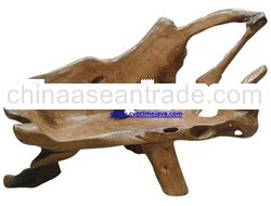 TEAK ROOT FURNITURE BENCH TRB02