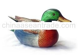 Painted Wooden Duck