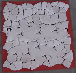 Interlocking Mosaic Tiles, White