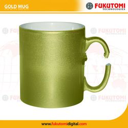 11oz Gold Ceramic Sublimation Mugs