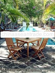 Outdoor and Garden Furniture Set made of teak wood