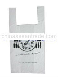 T-shirt plastic bag made in 