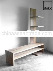 Double X Shelving Unit