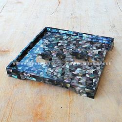 trey made from mother of pearl tiles