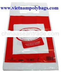 Blockhead poly plastic bag made in Viet nam