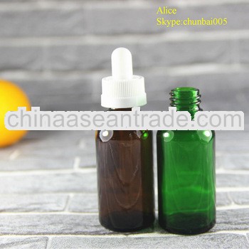 e-cig liquid bottles glass with childproof