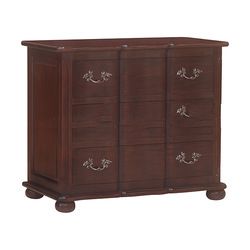 Mahogany Natural Chest with 3 Drawers