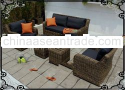 Pvc rattan sofa set