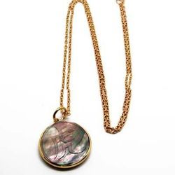 brass shell necklaces (bjns-005)