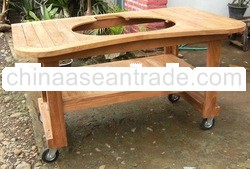 Cooking BBQ Table