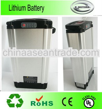 electric bike battery with rear rack