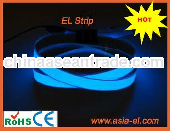 electroluminescent tape lighting EL strip,flashing el strip,el strip light