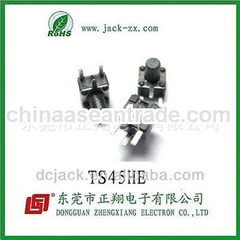 electronic components China 4 pin FOR mini air condition 4.5*4.5 TS45HE electronic tactile tact swit