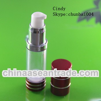 empty bottle 20ml airless pump bottle