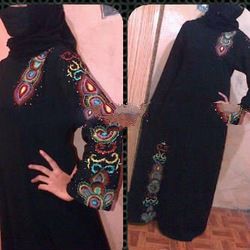 abaya bordir modern