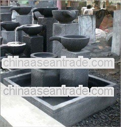 High Quality 3 Canting Cross Stone Natural Fountain