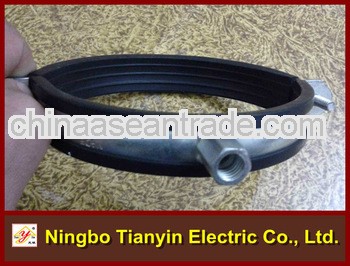 epdm rubber coated carbon steel hose clamp