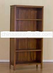 Mahogany Bookshelf 2 Drawers Plain