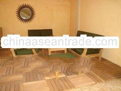 Teak garden deep seating