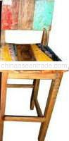 STOOL MADE OF OLD BOAT WOOD BWS07