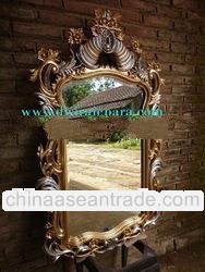 French Furniture - mirror gold leaf French furniture style.