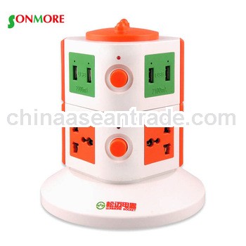 european standard vertical creative power plug&best electronic gifts